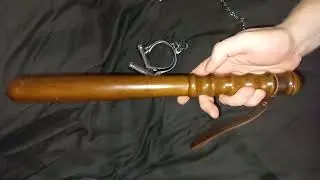 👮GENUINE British Police Truncheon by HIATT (This one dates ~ 1960s) Made of Cocus Wood / Cocuswood?