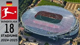 СТАДИОНЫ Бундеслиги ⚽ 2024/2025 🇩🇪Германия🇩🇪 🖤❤️💛