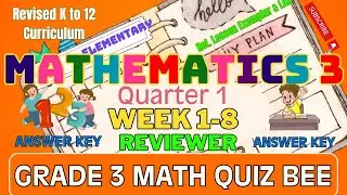 Grade 3 Math Quiz Bee Reviewer