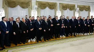Predsjednik Vlade Plenković s izaslanstvom Hrvatskog rukometnog saveza (2.2.2026.)
