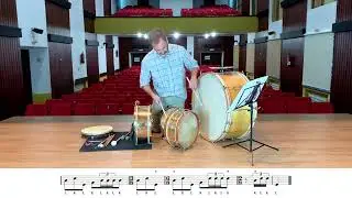 Marche Triomphale du Diable (Histoire du Soldat) - Original percussion setup.