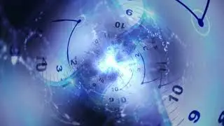 Clocks tunnel animation time travel