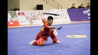 Men's Double Broadsword 男子双刀 第2名 湖南队 张昆 8.91分 hu nan zhang kun