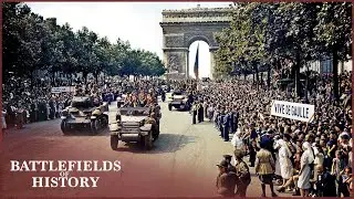 1944's Liberation Of Paris In Color