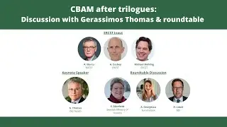 EU CBAM after trilogues : Discussion with Gerassimos Thomas and roundtable