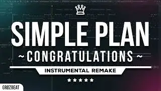 SIMPLE PLAN - Congratulations  ---  Instrumental Remake + Lyric [CC] 🎸💯🔥