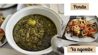 Elubu : Pondu ya ngombe na mbisi  Recette congolaise
