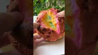 Awesome Rainbow Cake Made by  Chef ChangAn！|  Easy Homemade Dessert | Cute Cat Video#Shorts
