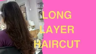 HOW TO CUT LAYERS IN LONG HAIR PROFESIONAL.LAYERCUT HAIRSTYLE FOR LONG HAIR.