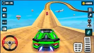 Impossible Vertical Ramp Simulator3D - Car Stand mega Track Racing - Android gameplay Video