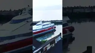 KAPAL TURBOJET #travelvlog #travelguide #cruise #kapallaut #harbour #manado #shorts #asia #dishub
