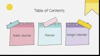 How to use Bullet Journal(BuJo),Planner and Google Calander