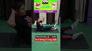 Belly & Thigh fatloss Workout #youtubeshorts #motivation #youtube #trending #shorts