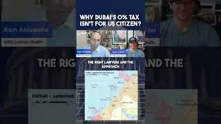 Why Dubai's 0% Tax Isn't for US Citizen #TaxTips #GlobalWealth #Crypto #EconomicZones #DubaiTax