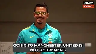 The Brazil squad react to Casemiro joining #mufc