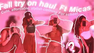 FALL CLOTHING HAUL ft MICAS ♡