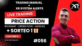 TRADING EN VIVO NASDAQ ! Scalping, Order Flow y Bookmap - XR SYSTEM + MANUAL - 056#