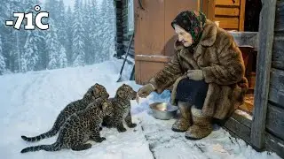 Surviving &ndash;71&deg;C 73 Year Old Widow Feeds Starving Black Panthers in Siberia