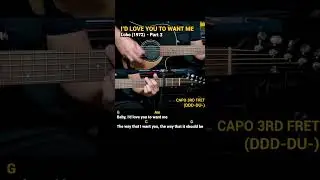 I'd Love You to Want Me - Lobo (1972) Easy Guitar Chords Tutorial with Lyrics Part 3 SHORTS REELS