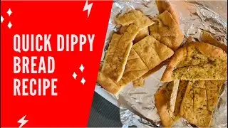 Quick Dippy Bread Recipe | Naan | Nan | Flatbread | Dipping