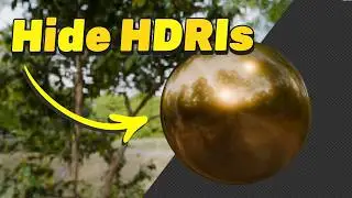How to Hide HDRI Background but Keep Reflections in Blender (Fast!)