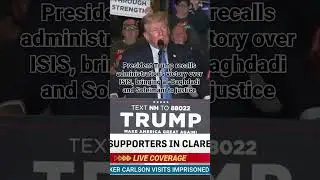 Trump recalls administration&rsquo;s victory over ISIS, bringing al-Baghdadi and Soleimani to justice
