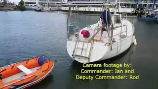 2019 07 26  Yacht towed to Kawana Marina