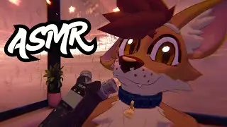 [Furry ASMR] Soft Mic Blowing and Visual Triggers | Sleep Aid & Rain Ambience