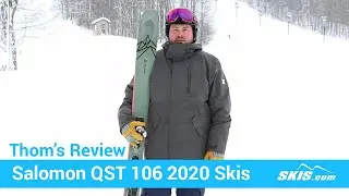 Thom's Review-Salomon QST 106 Skis 2020-Skis.com