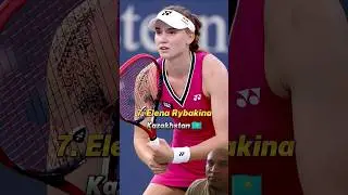 Top most beautiful female Tennis Players 🥰🥰 #shorts