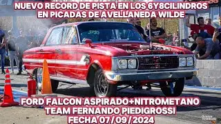 Ford Falcon El Rogelio Team Piedigrossi NUEVO RECORD DE PISTA 201 Metros En Picadas de Avellaneda