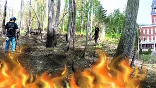 Metal Detecting After A Forest Fire And The Old School!