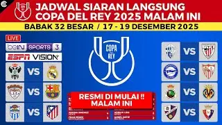 Jadwal Copa Del Rey 2025 Malam Ini - Real Madrid vs Talavera , Guadalaraja vs Barcelona