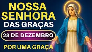 TERÇO NOSSA SENHORA DAS GRAÇAS - 28/12/25 | NOSSA SENHORA DAS GRAÇAS ILUMINA SUA SEMANA ✨