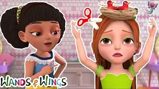 &iexcl;Peluquer&iacute;a de princesa! | Canci&oacute;n de corte de pelo | Varita Y Alas