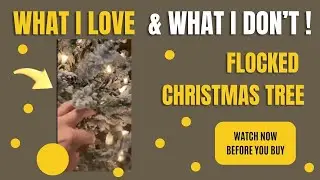 How To Fluff A Flocked Pre-lit Christmas Tree To Make It Look More Realistic