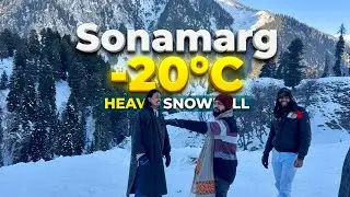 Kashmir in Heavy Snowfall ❄️ | Sonamarg in Winter | Best Snow Destination in India
