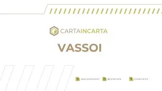 Carta Incarta - Pasticcerie e Forni - Vassoi