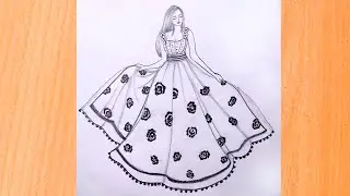Princess Drawing | How to draw a Girl | Simple Girl drawing | رسم فتاة | Girl drawing | Easy drawing