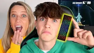 TROLEO a NICO con un *TECLADO MINI* para Jugar FORTNITE