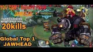 JAWHEAD!!! You can't escape From JawHeaD !!! BEST Build 2020 GLOBAL TOP 1 JAWHEAD