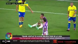 Teams jostle to avoid relegation in La Liga, Bongonda scored twice to help Cadiz beat Valladolid