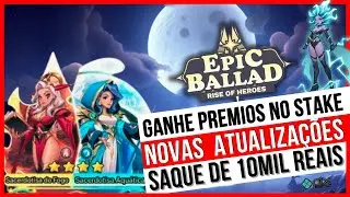 Ganhe NFT e personagens so de usar o STAKE no EPIC BALLAD