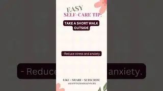A quick walk outside to reduce stress and boost energy #shorts