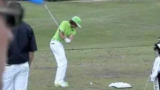 Rickie Fowler Golf Swing in Slow Motion (Down the Line)