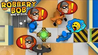 Robbery Bob - Blue Police vs All Police Funny Gameplay Part 25