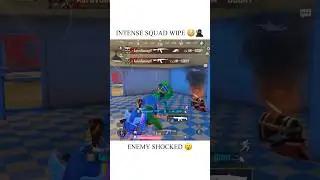 INTENSE SQUAD WIPE😳🥷 #pubgmobile #pubg #bgmi #marvelrowdygaming