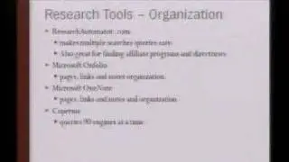 Affiliate Marketing and Product Creation  Part 8 of 13