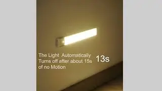 Hoteon Wireless Cabinet Light Rechargeable Motion Sensor.