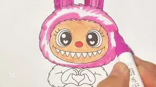 Labubu art        #art #coloringadventure #drawing #labubu #labubuart #labubulife